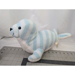Inter American Products Blue Seal Stripes 17 Inch 2017 Stuffed Animal Toy